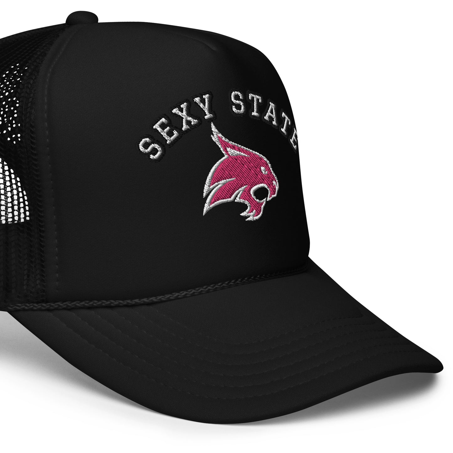 Sexy State Embroidered Trucker Hat