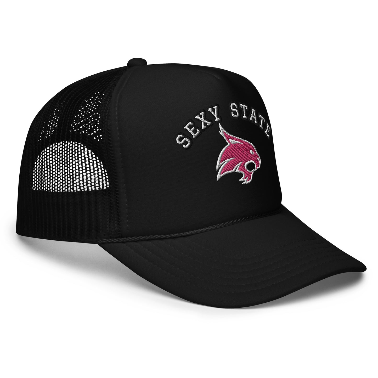 Sexy State Embroidered Trucker Hat