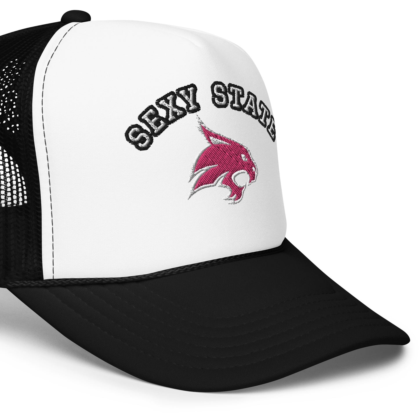 Sexy State Embroidered Trucker Hat